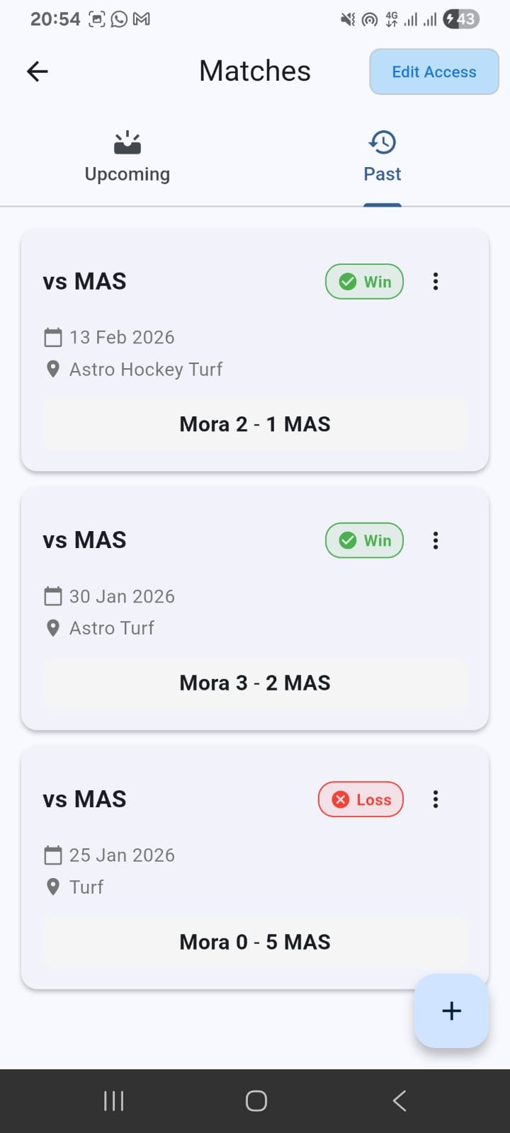 Mora Hockey Screenshot 2